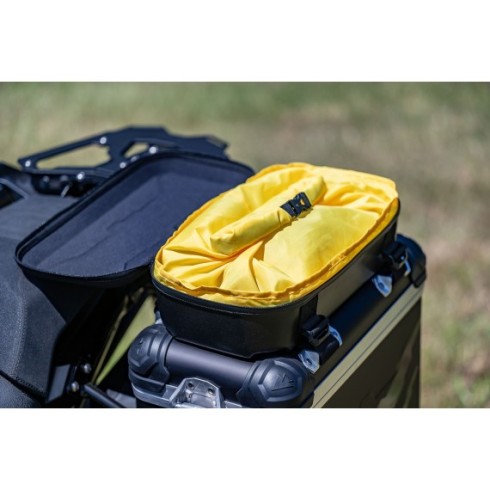 Sacoche De Couvercle Étanche Pour Valises Latérales Moto – Bagtecs WP1 15 Litres | Fixation Par Sangles